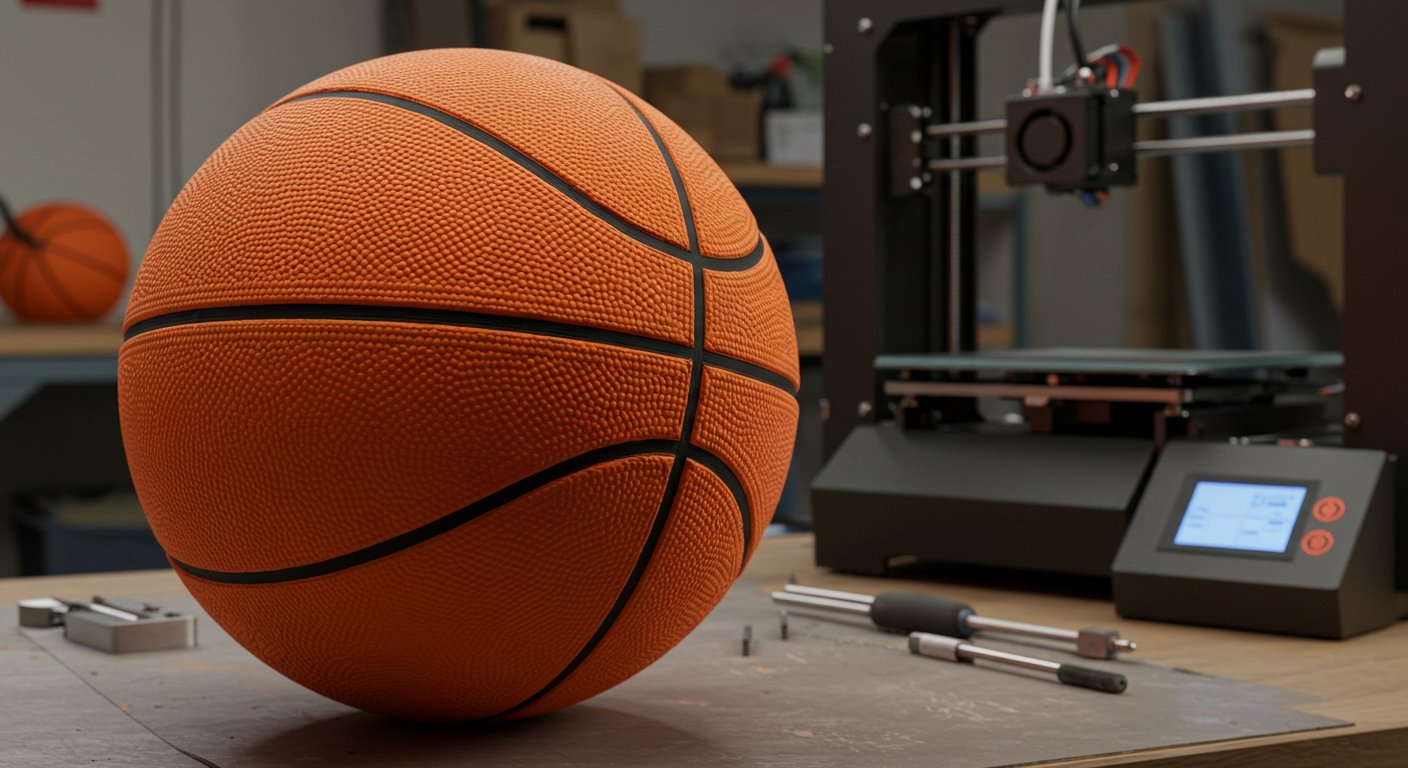 (реалистичная фотография) (Не используй текст и буквы на изображении) : 3d печать, Напечатанные спортивные товары