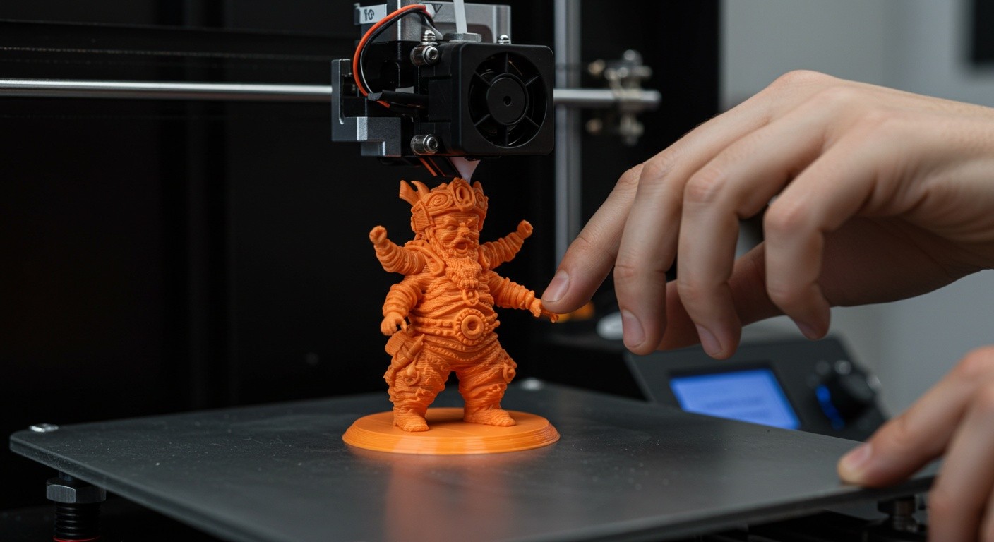 Уникальные статуэтки ручной работы в процессе создания