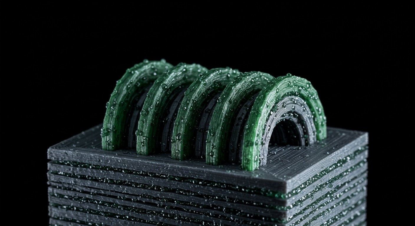 Печать из стеклонаполненного материала