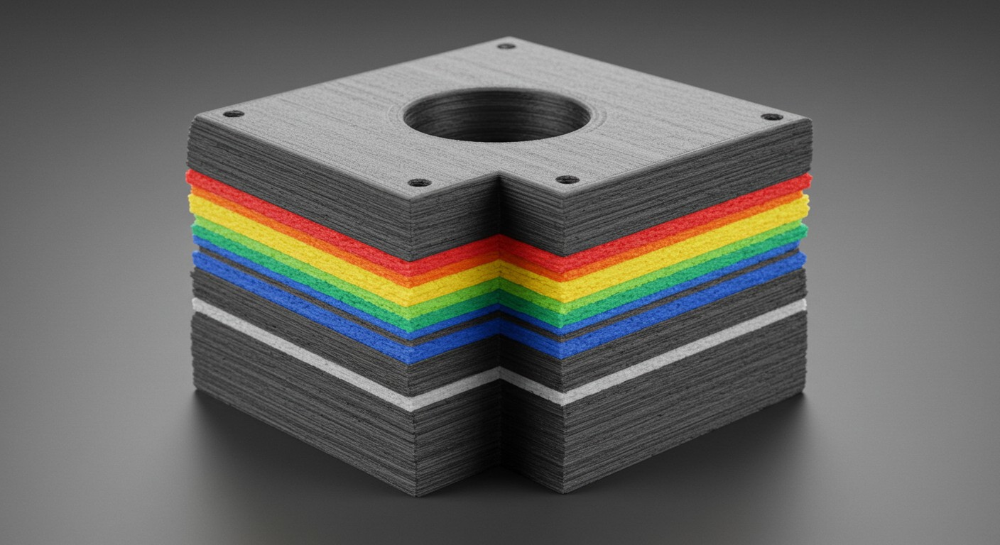 (реалистичная фотография) (Не используй текст и буквы на изображении) : 3d печать, Как улучшить прочность межслойного соединения