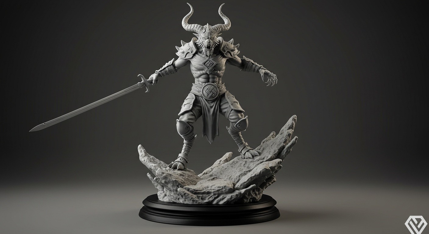 (реалистичная фотография) (Не используй текст и буквы на изображении) : 3d печать, Напечатанные коллекционные фигурки