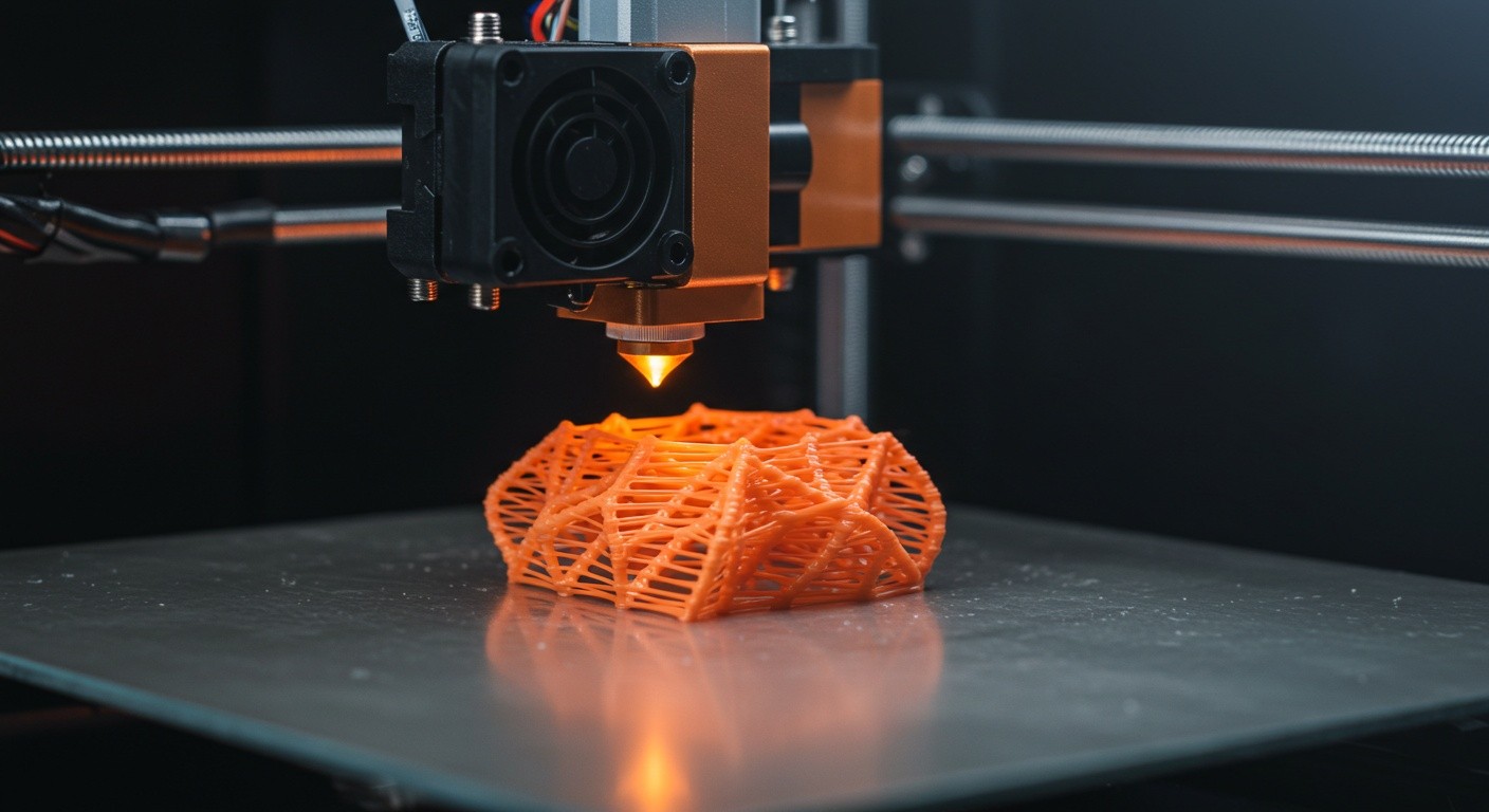 FDM 3D-принтер в работе