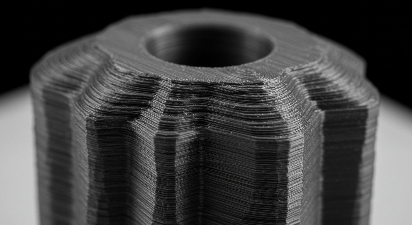 (реалистичная фотография) (Не используй текст и буквы на изображении) : 3d печать, Как напечатать идеально ровный верхний слой