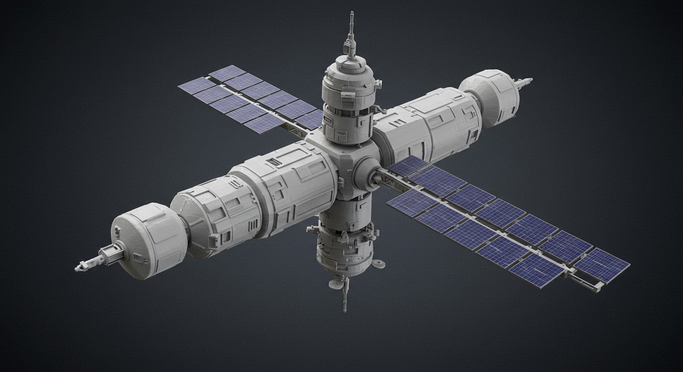 3D-печать космической станции на орбите