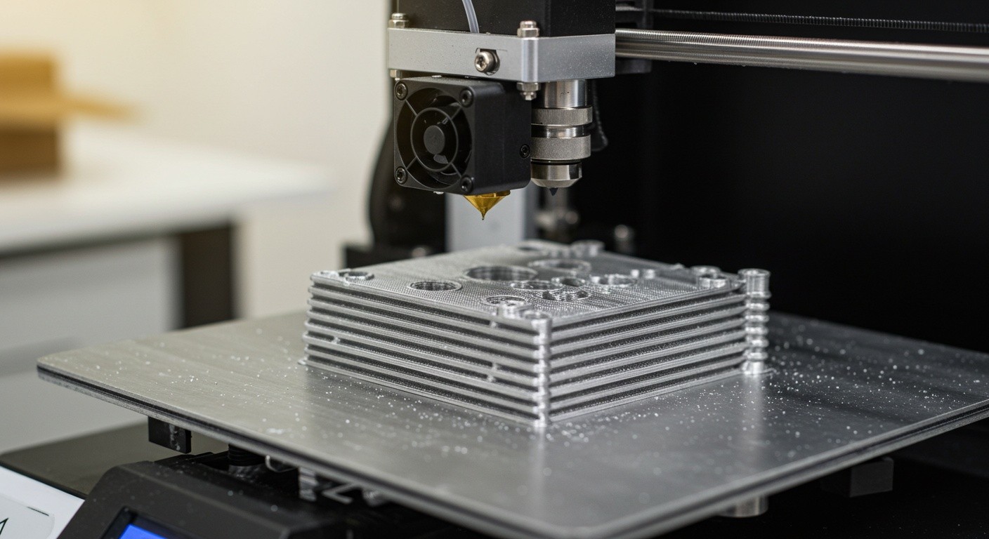 Тонкие перегородки, напечатанные послойно