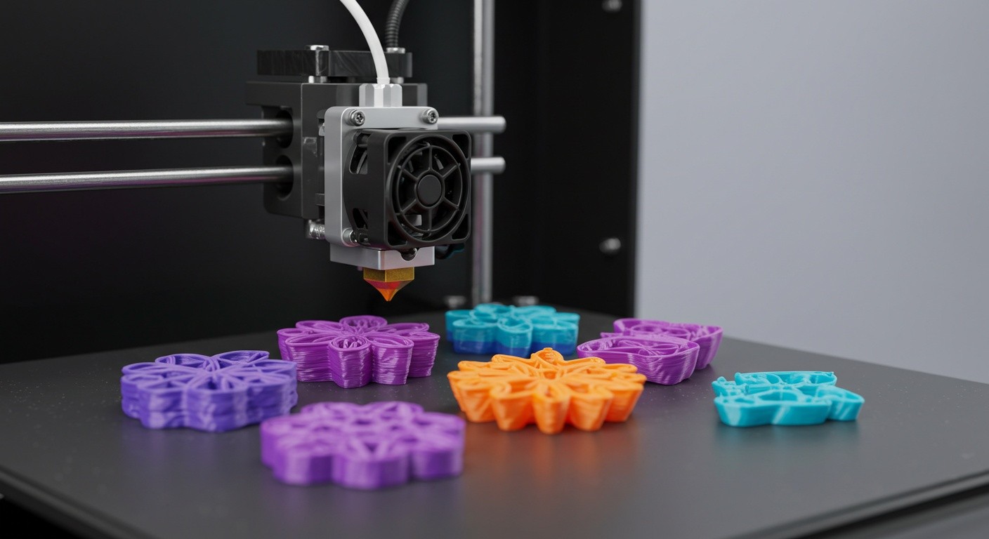 Примеры сувениров из PETG-пластика, 3D-печать