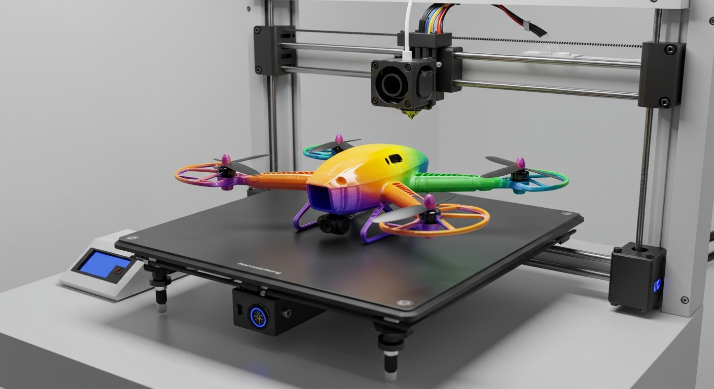 Печать автономных дронов на 3D-принтере