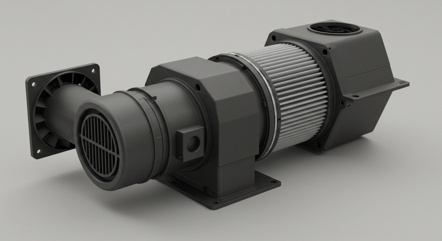 3D-печатная система фильтрации воздуха