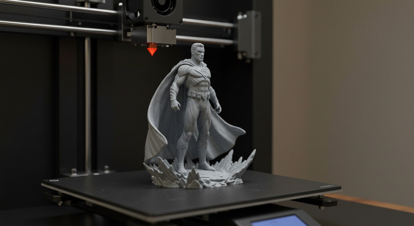 (реалистичная фотография) (Не используй текст и буквы на изображении) : 3d печать, Как создать фигурку любимого персонажа на 3D-принтере