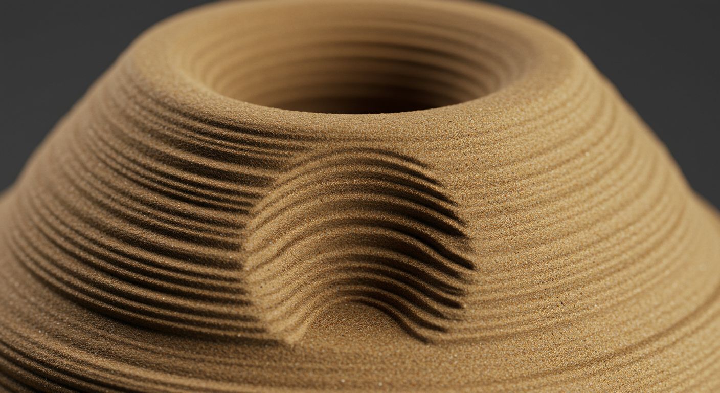 Печать с песчаными материалами