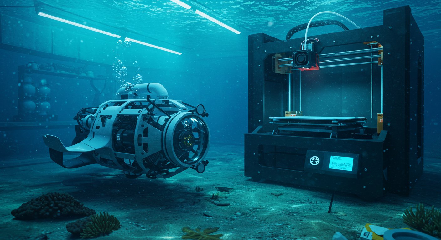 3D-печатное оборудование для подводных исследований 3D-печатное подводное оборудование