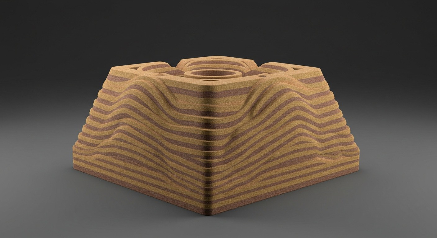 Печать с песчаными материалами