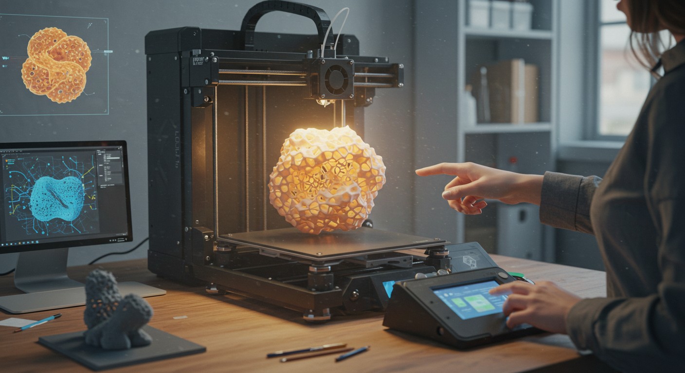 (реалистичная фотография) (Не используй текст и буквы на изображении) : 3d печать, 3D-печать и 4D-технологии