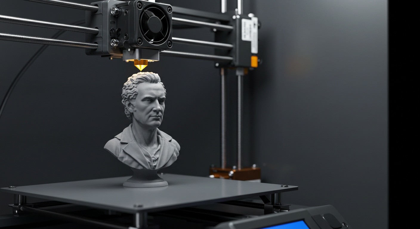 Высокодетализированная послойная печать макета