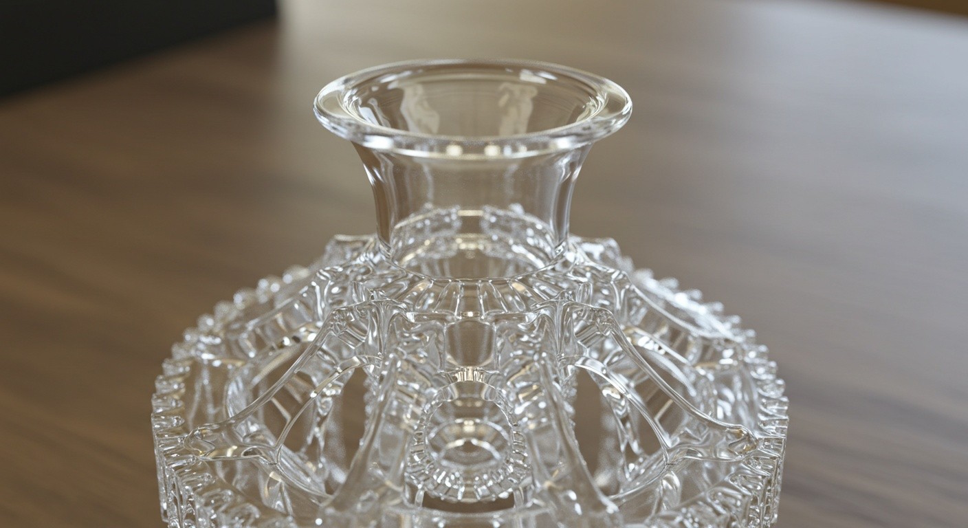 (реалистичная фотография) (Не используй текст и буквы на изображении) : 3d печать, Как напечатать прозрачные детали без мутности