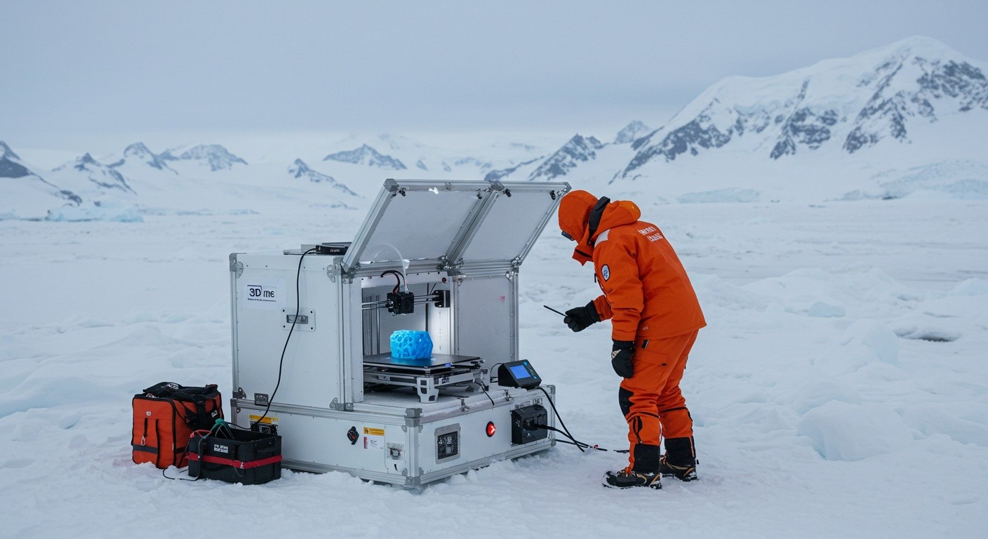 3D-печать в антарктических условиях