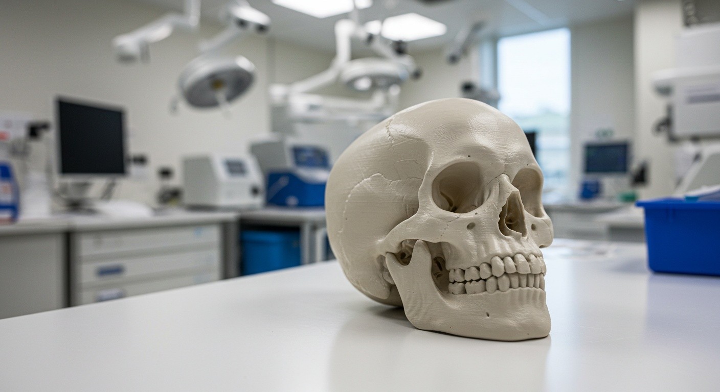 (реалистичная фотография) (Не используй текст и буквы на изображении) : 3d печать, Напечатанные медицинские тренажёры