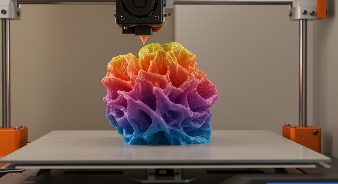 (реалистичная фотография) (Не используй текст и буквы на изображении) : 3d печать, 3D-печать и цифровое ремесло