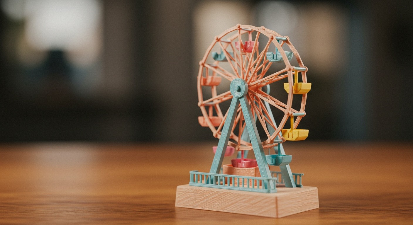 Подвижный сувенир, напечатанный на 3D-принтере