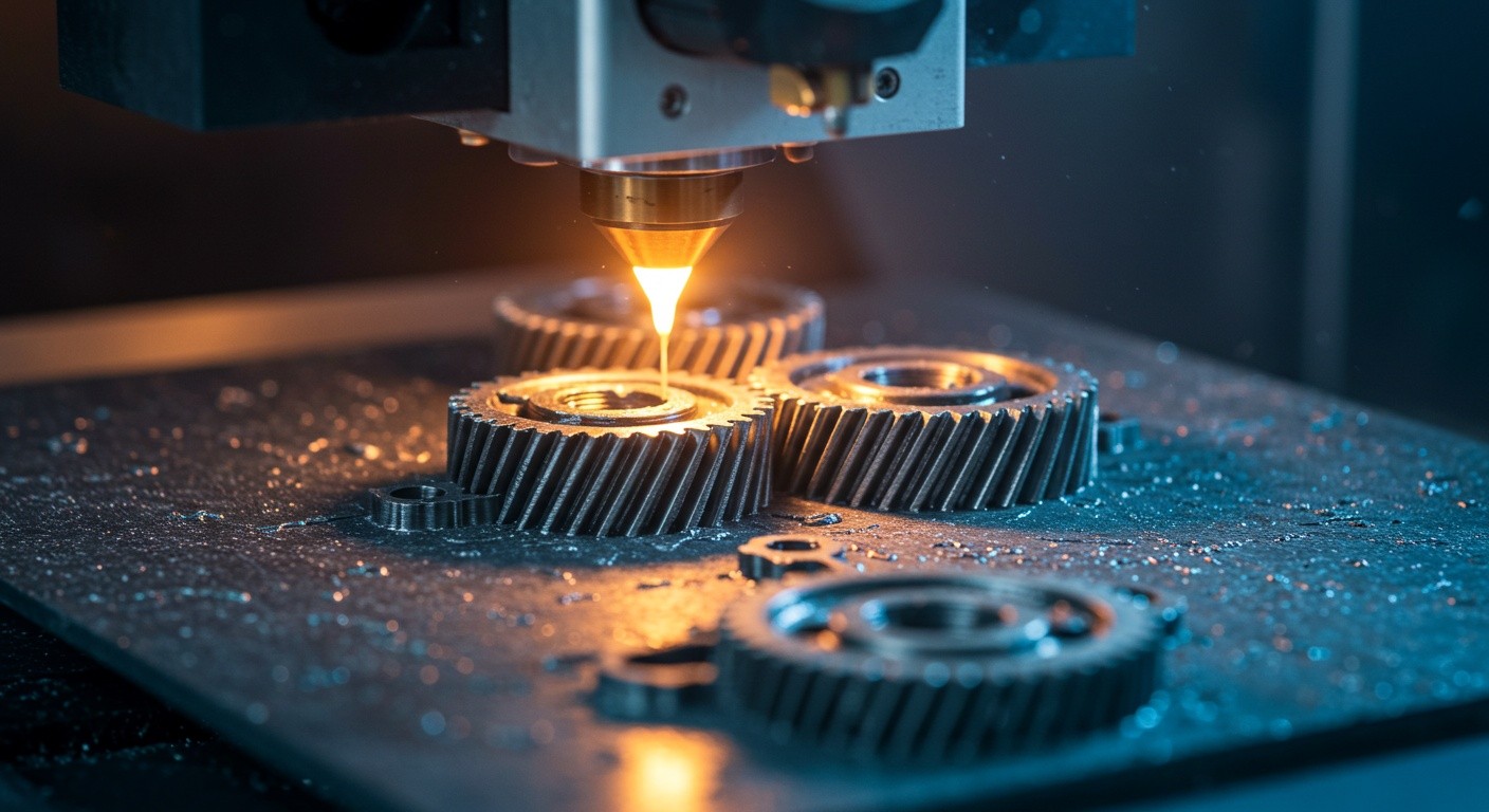 Высокоточное зубчатое колесо, напечатанное на 3D-принтере