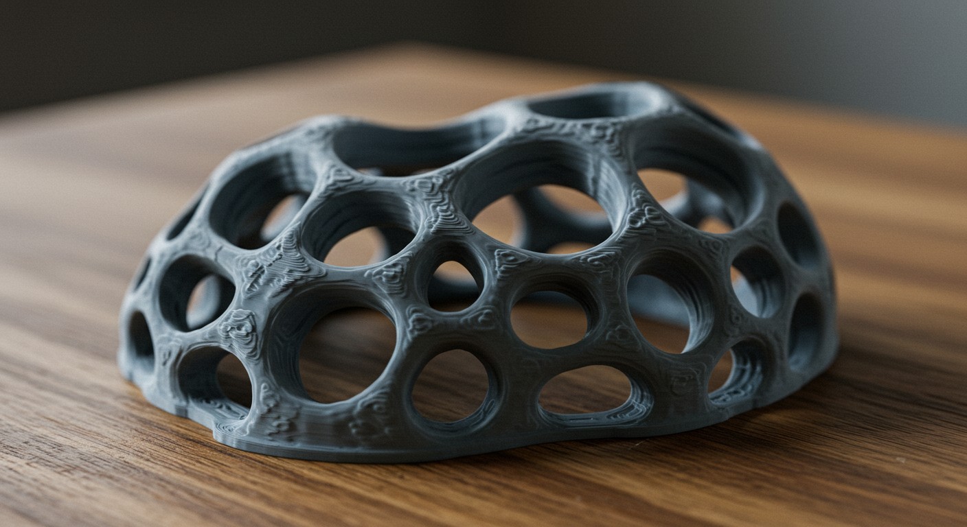 Уникальные органические формы, напечатанные на 3D-принтере 3D-печать органических форм