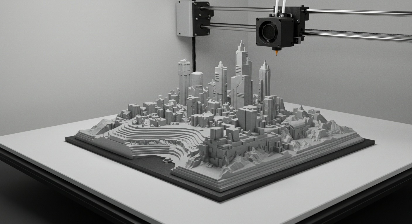 (реалистичная фотография) (Не используй текст и буквы на изображении) : 3d печать, Печать моделей для VR