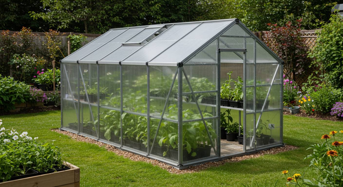 (реалистичная фотография) (Не используй текст и буквы на изображении) : 3d печать, Напечатанные теплицы