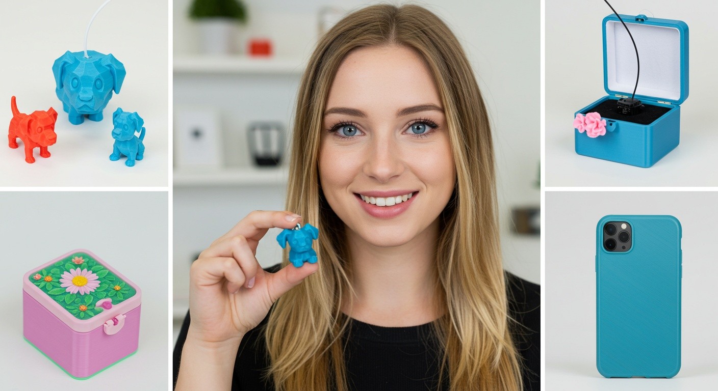 Создание уникальных подарков с помощью 3D-печати Уникальный подарок, напечатанный на 3D-принтере