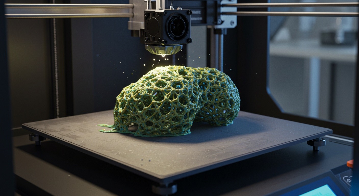 (реалистичная фотография) (Не используй текст и буквы на изображении) : 3d печать, Печать самовосстанавливающихся объектов