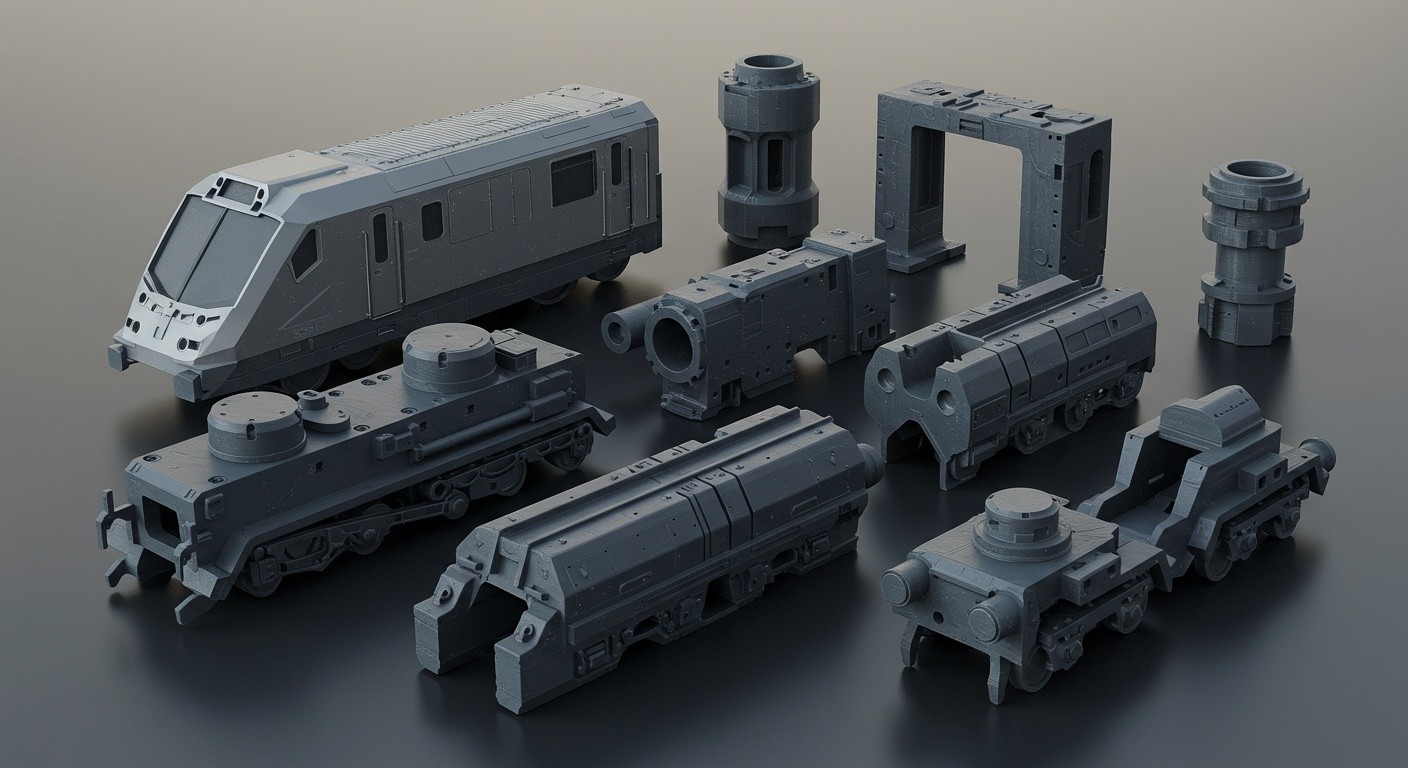 3D-печать деталей для поездов