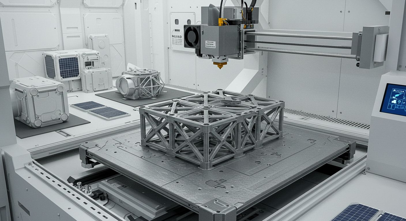 3D-печать элементов для лунных баз