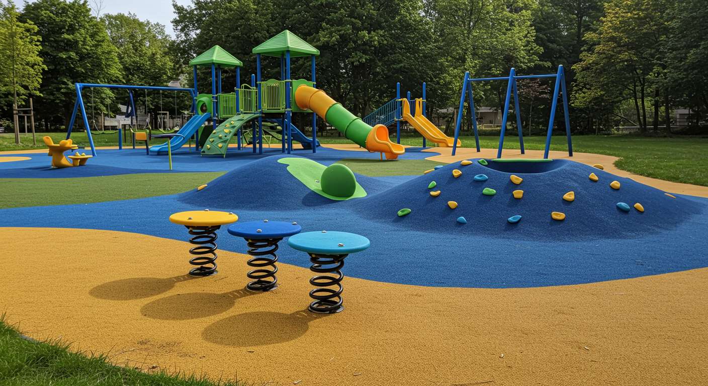 (реалистичная фотография) (Не используй текст и буквы на изображении) : 3d печать, Печать безопасных детских площадок
