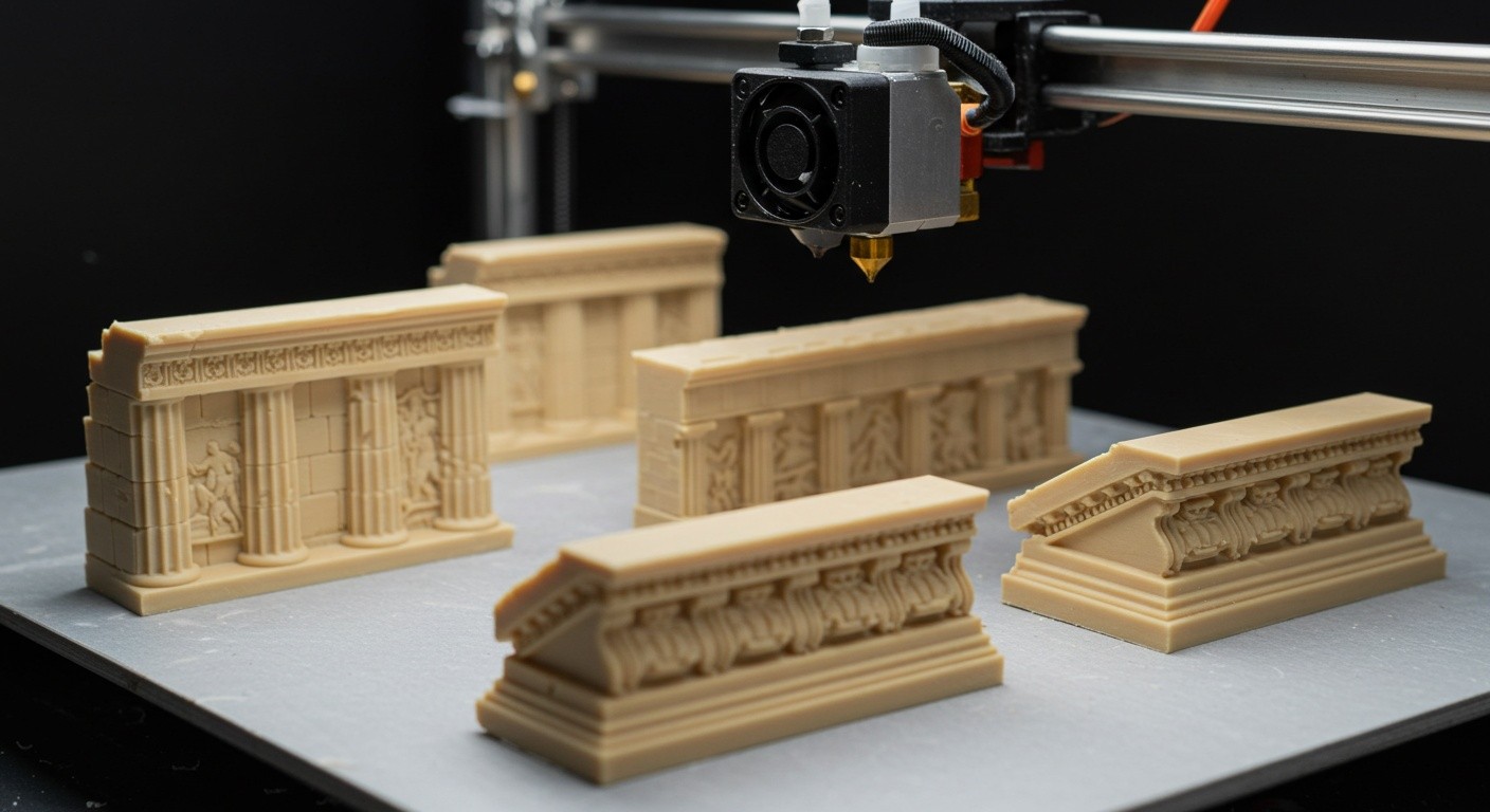 Печать деталей для старинных зданий