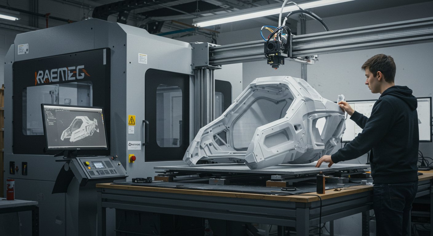 (реалистичная фотография) (Не используй текст и буквы на изображении) : 3d печать, Как печатать большие макеты по частям