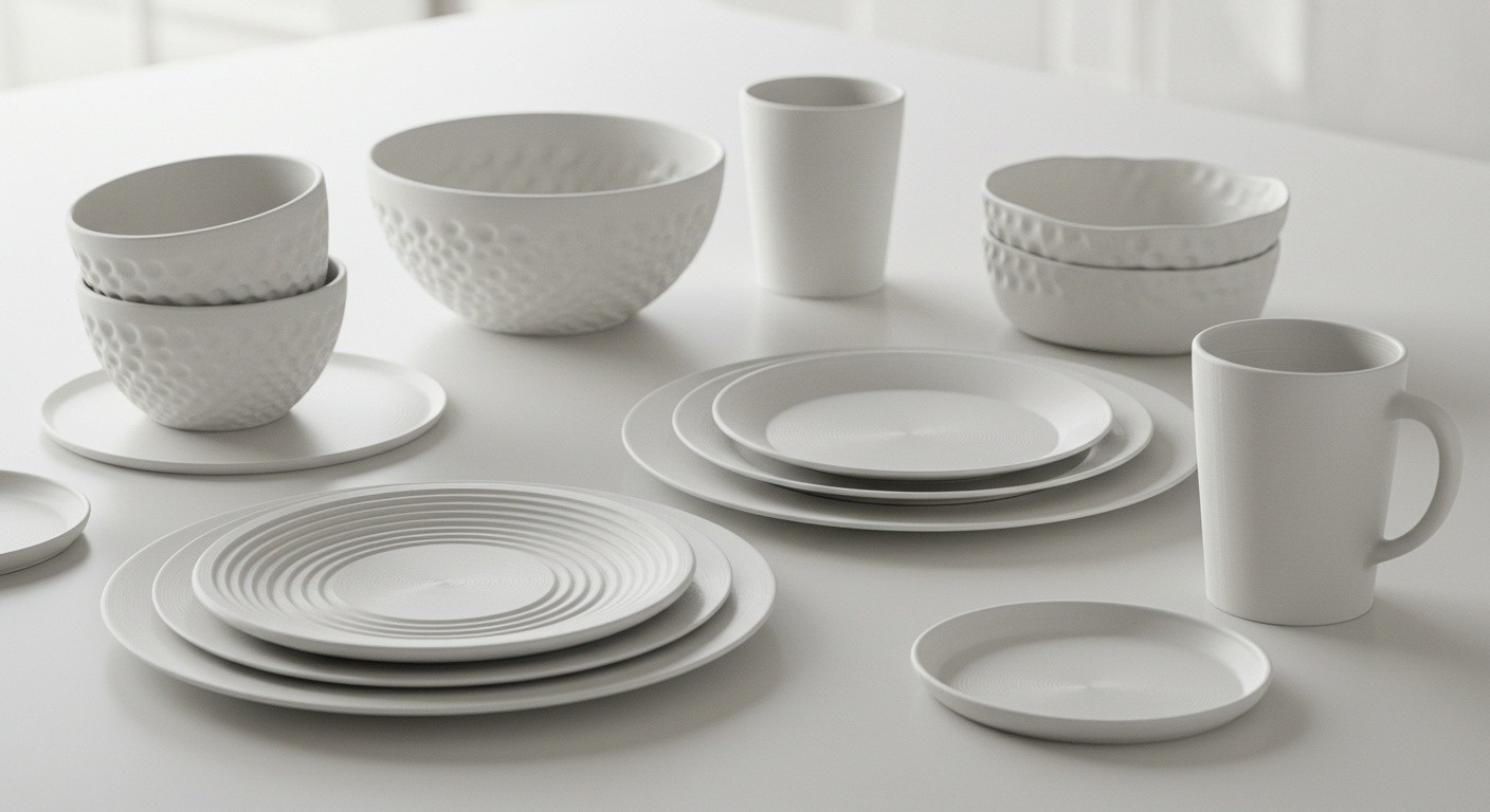 3D-печатанные обеденные приборы