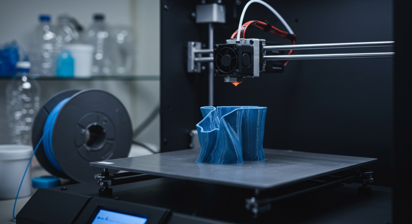 Управление расходом пластика в процессе послойной печати