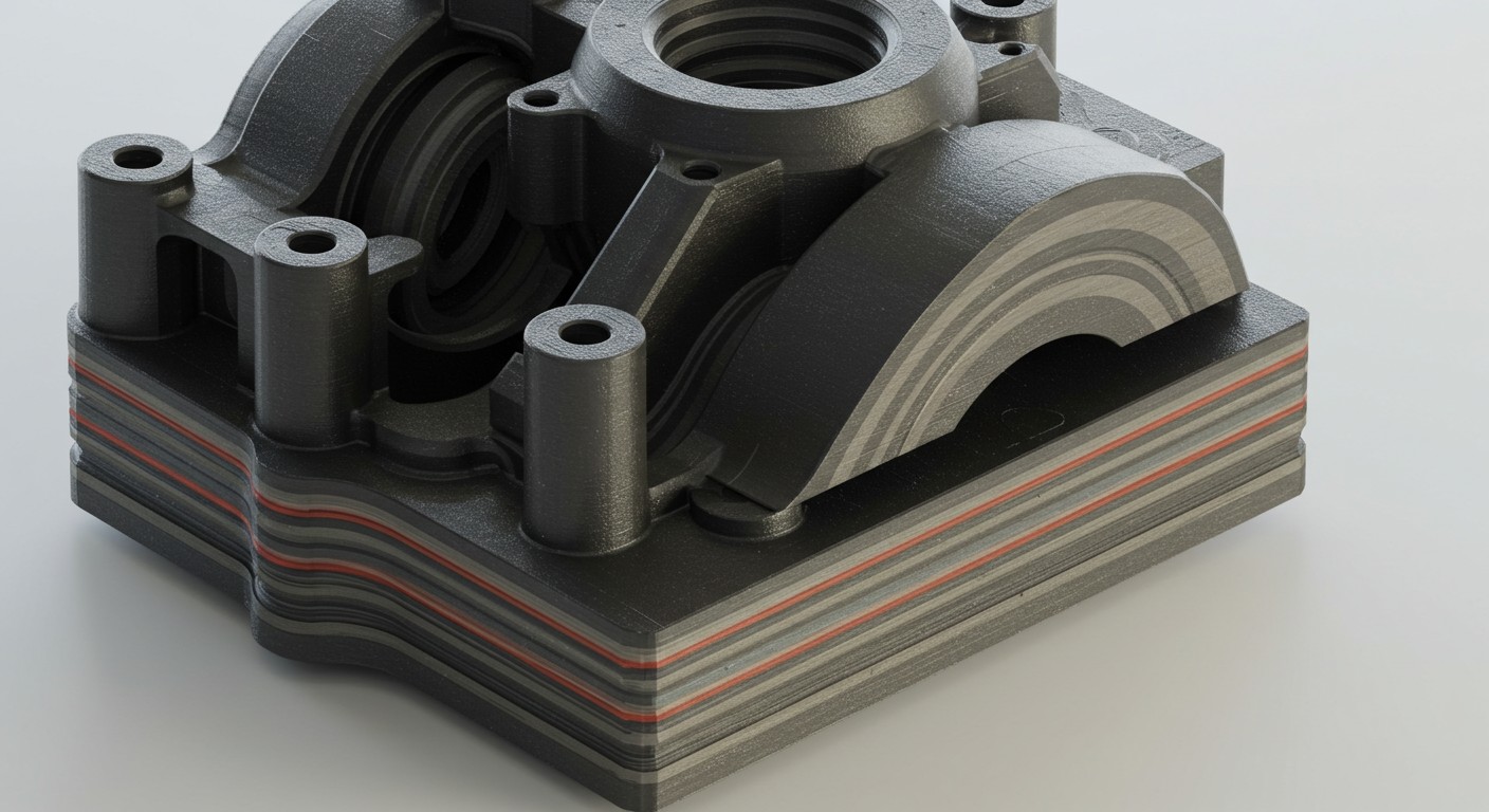 (реалистичная фотография) (Не используй текст и буквы на изображении) : 3d печать, Послойная печать и расчет теплового расширения