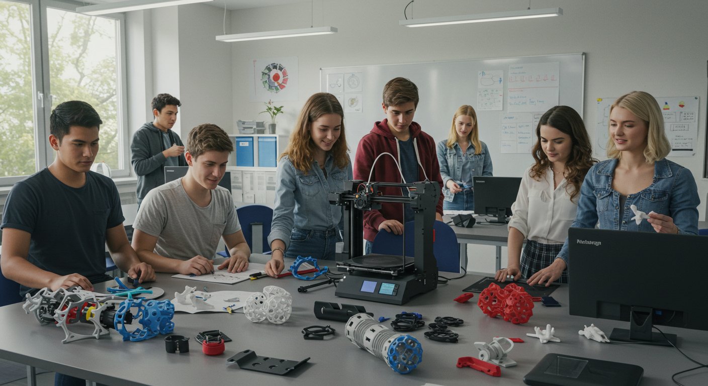 (реалистичная фотография) (Не используй текст и буквы на изображении) : 3d печать, 3D-печать и студенческие проекты
