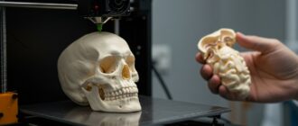 (реалистичная фотография) (Не используй текст и буквы на изображении) : 3d печать, Как 3D-печать меняет медицину