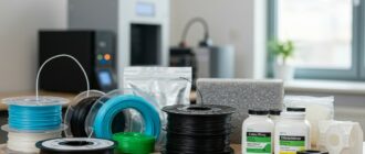 (реалистичная фотография) (Не используй текст и буквы на изображении) : 3d печать, Материалы для изготовления изделий: выбор и особенности