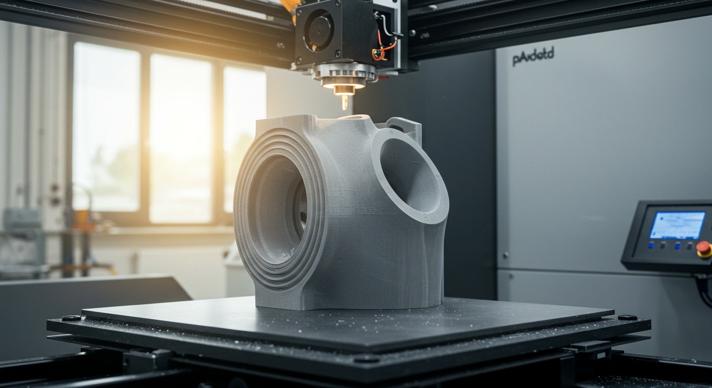 Крупногабаритная деталь, напечатанная послойно без усадки