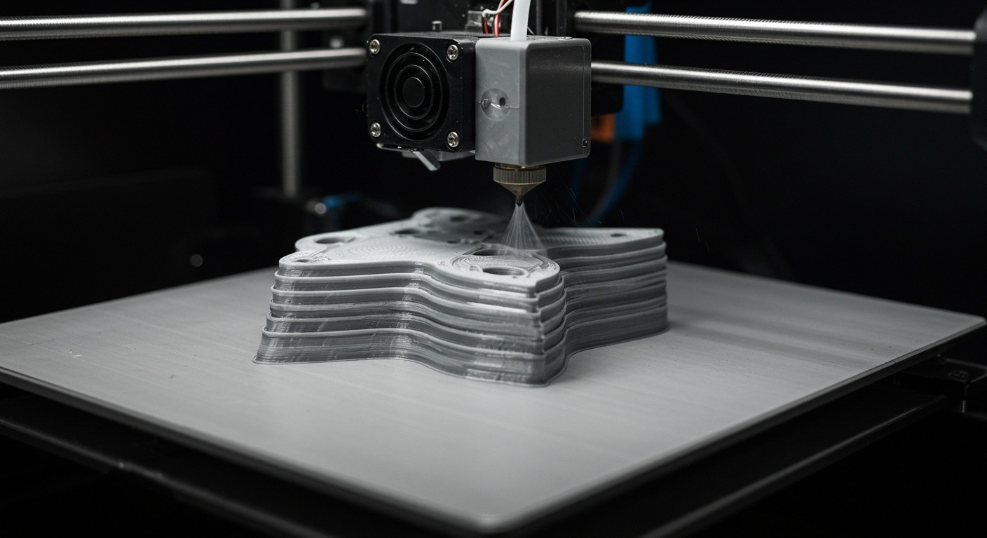 Управление потоком охлаждения при послойной печати