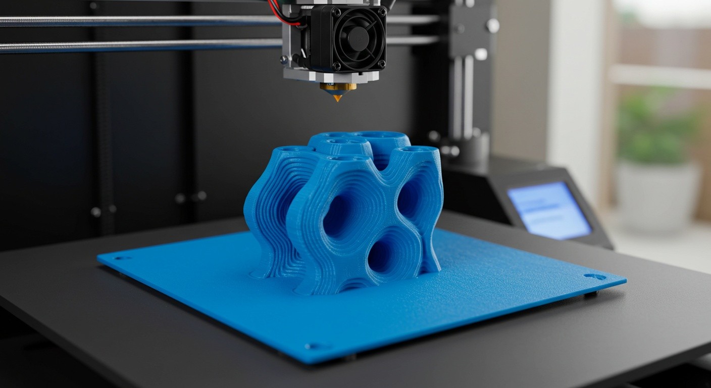 (реалистичная фотография) (Не используй текст и буквы на изображении) : 3d печать, Послойная печать и балансировка осей