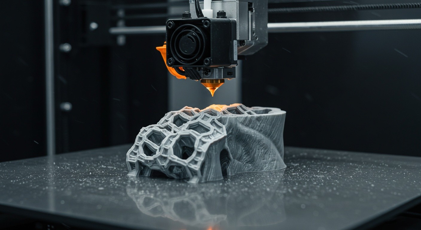 (реалистичная фотография) (Не используй текст и буквы на изображении) : 3d печать, Как печатать ультратонкими слоями
