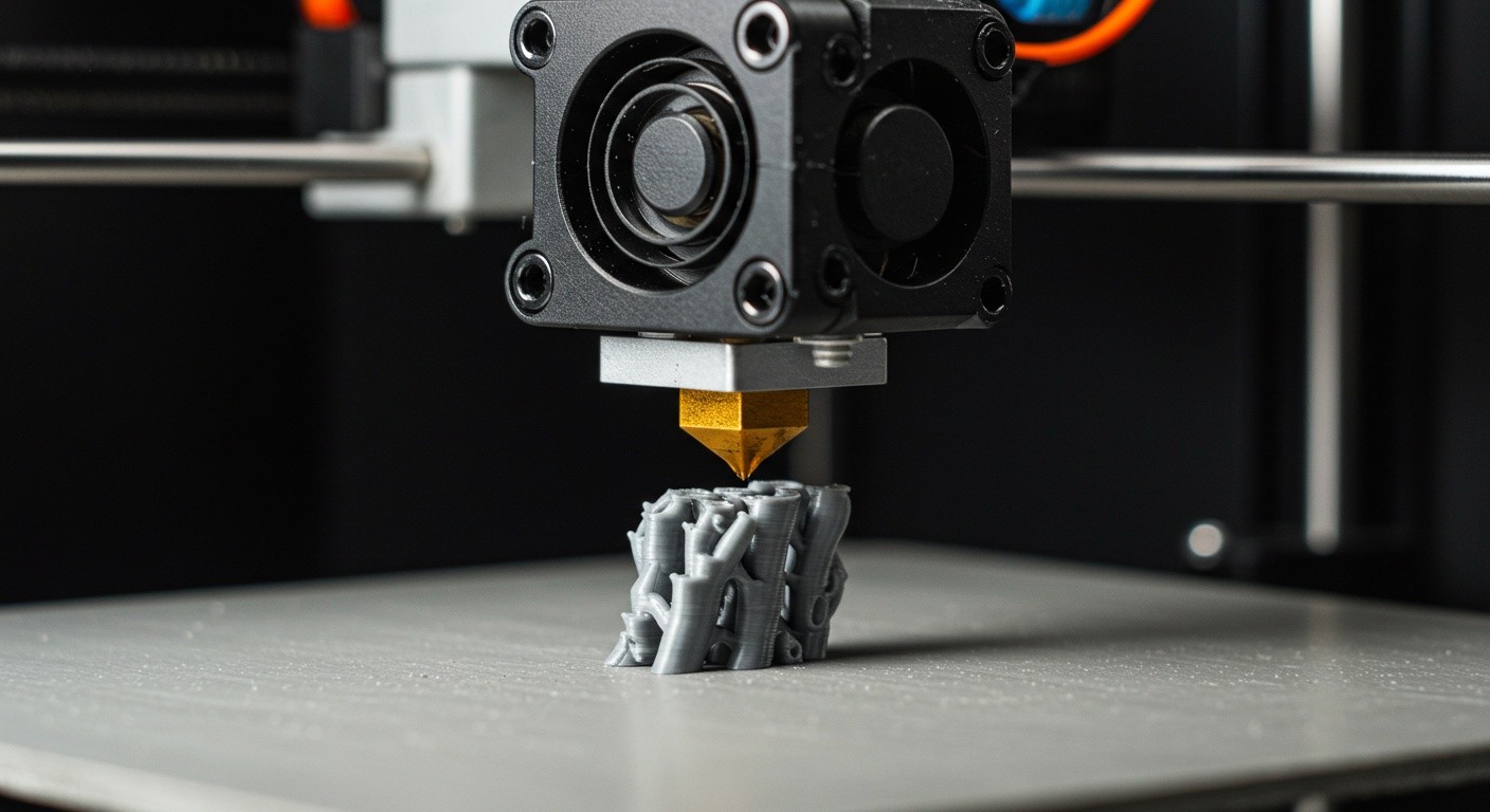 (реалистичная фотография) (Не используй текст и буквы на изображении) : 3d печать, Как печатать без перегрева мелких деталей