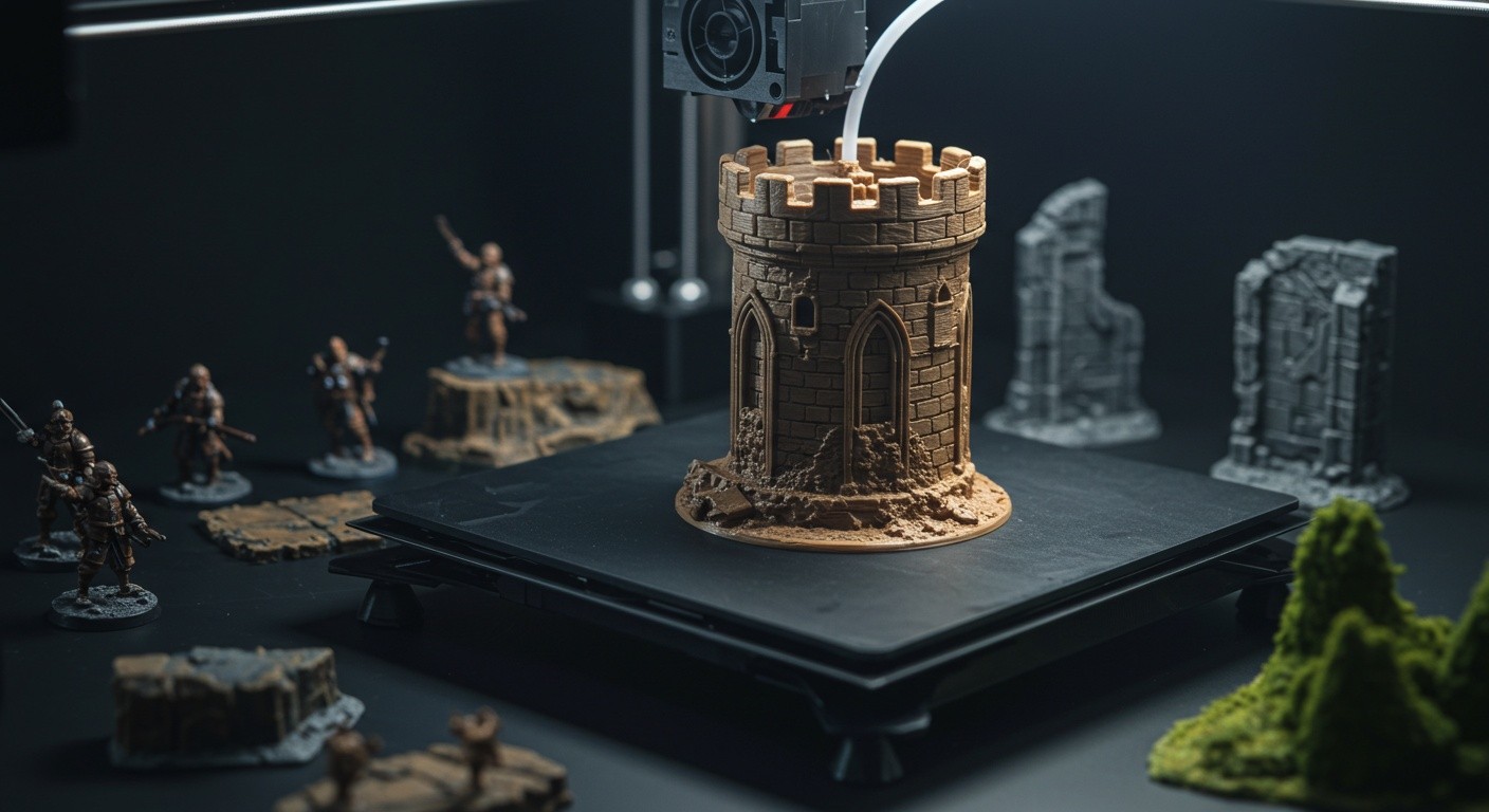 (реалистичная фотография) (Не используй текст и буквы на изображении) : 3d печать, Печать игровых аксессуаров