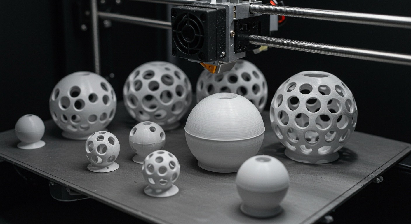 Как печатать полые сферы без дефектов