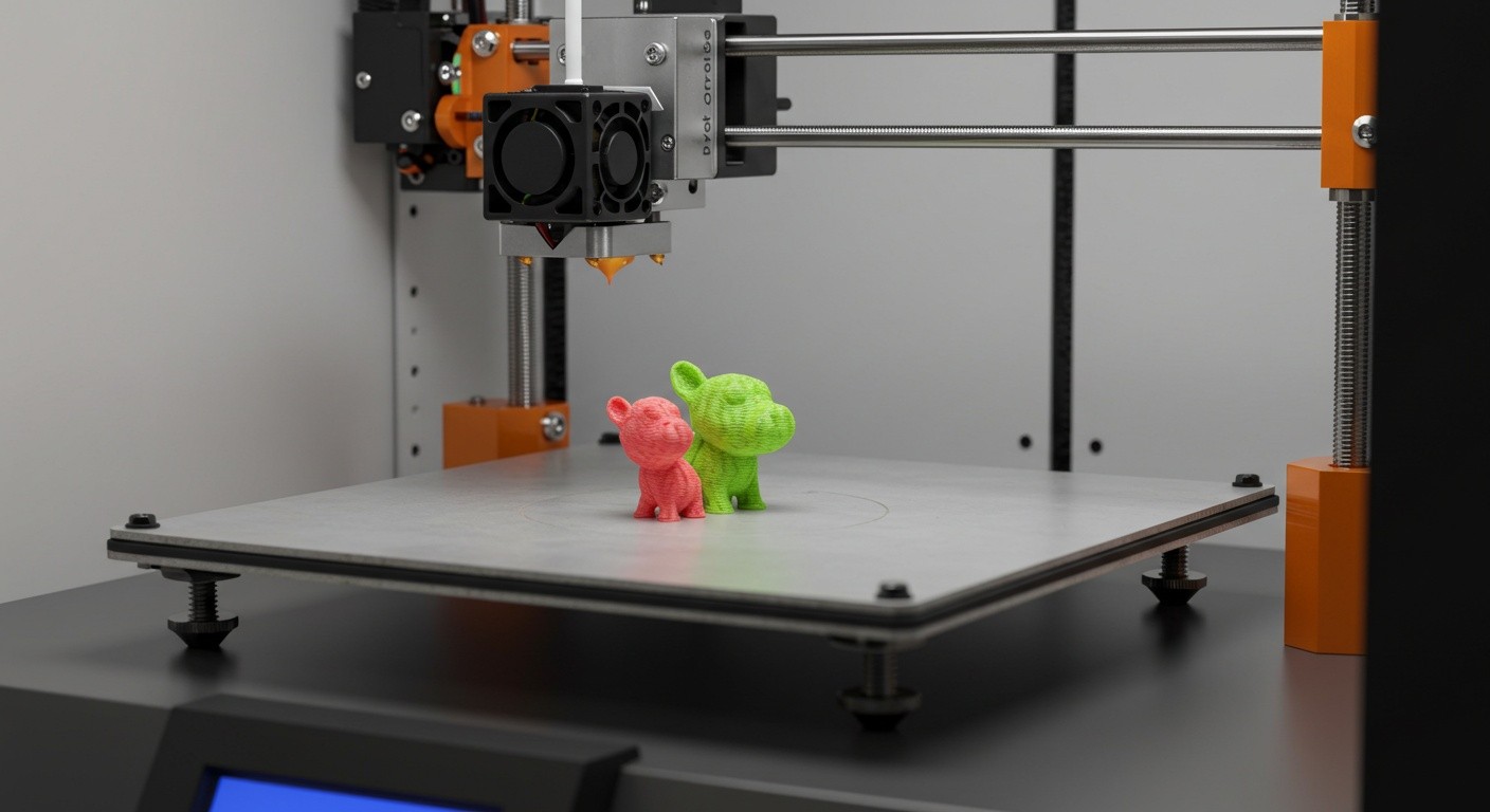 Печать сувениров из биопластика на 3D-принтере Сувениры из биопластика, напечатанные на 3D-принтере