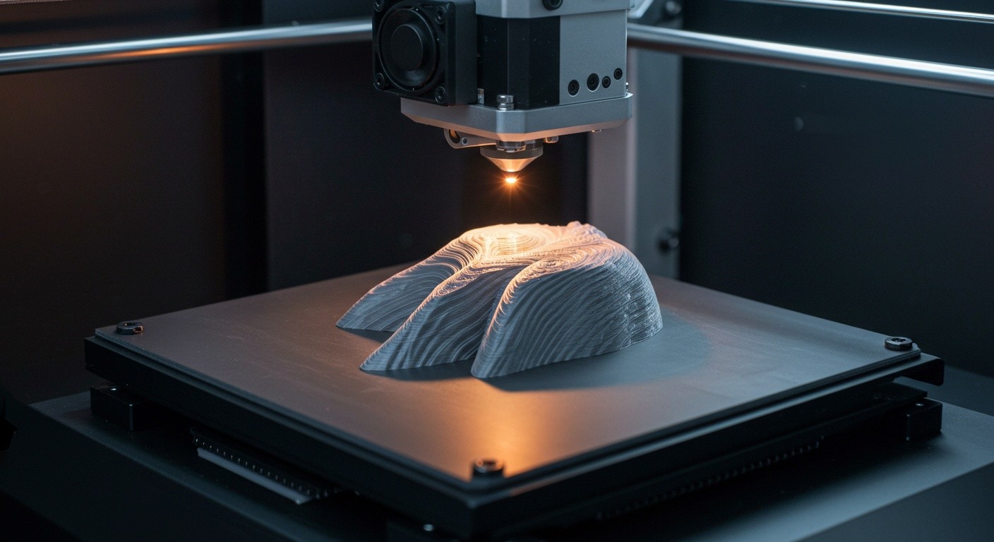 Лазерная финишная обработка после послойной печати