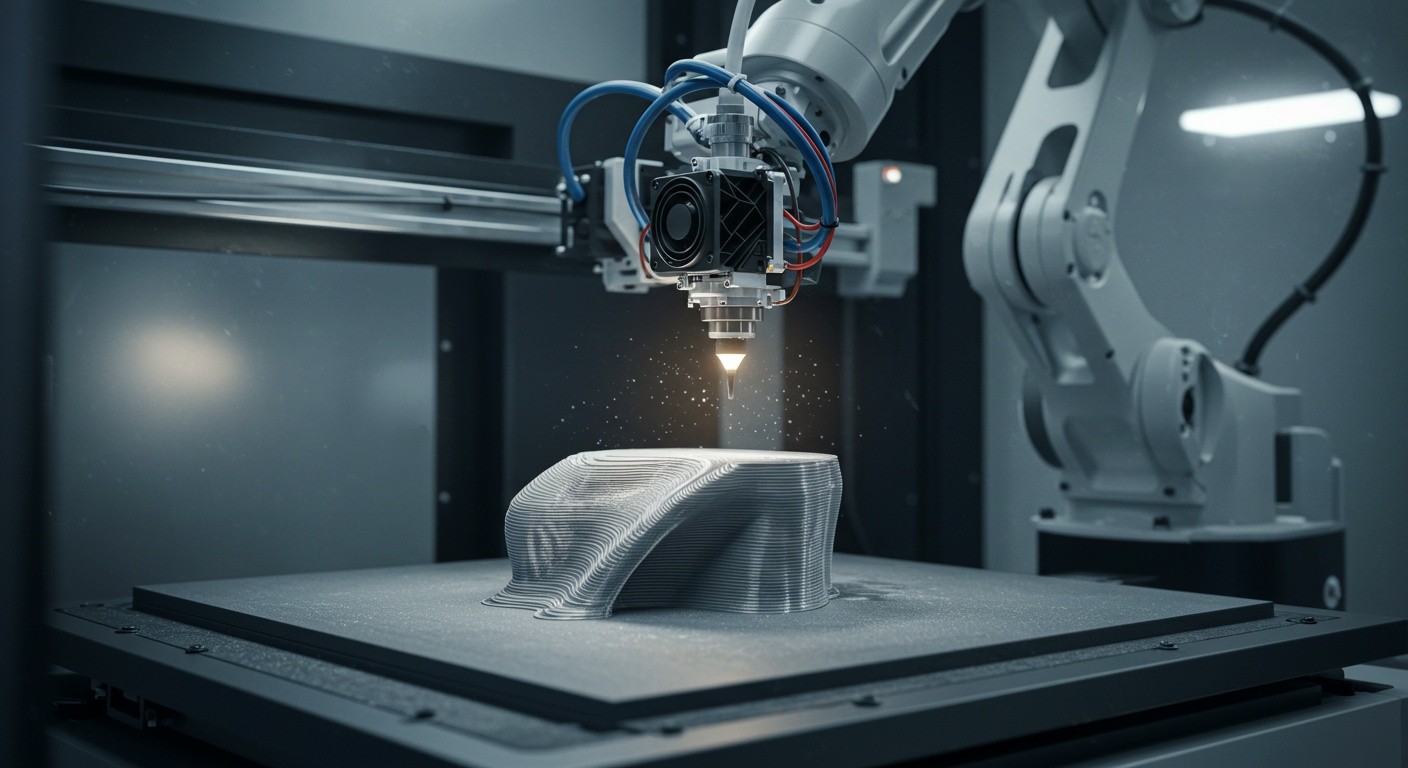 Интеграция послойной печати и роботов на производстве